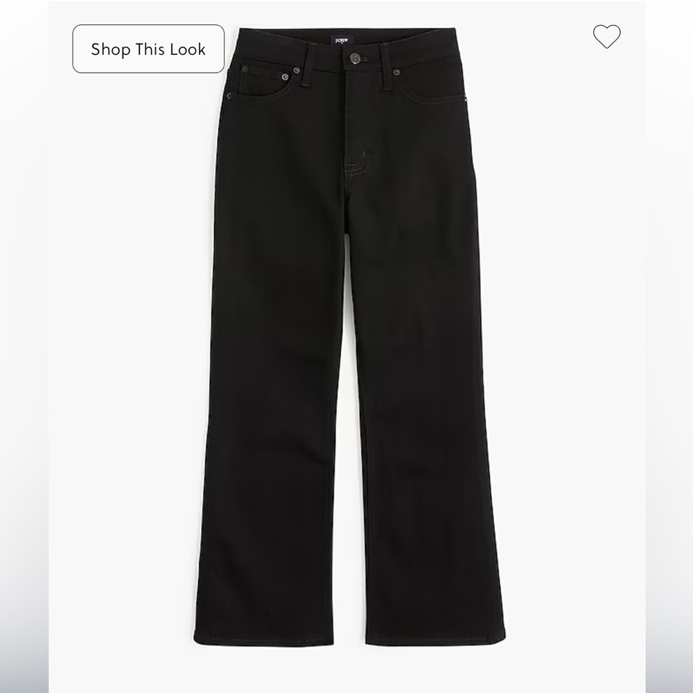 J. Crew Curvy Mid-Rise Flare Crop Jean - Signature Stretch - size 31 (12) Tall